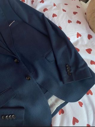 Traje Zara Hombre Azul