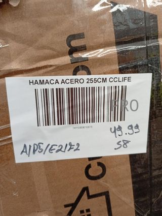 Hamaca para jardín - multicolor - CCLIFE