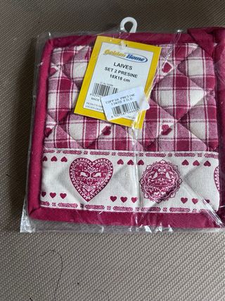 Set 2 presine rosse e bianche