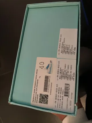 Lanvin Curb Sneakers Blu/bianche