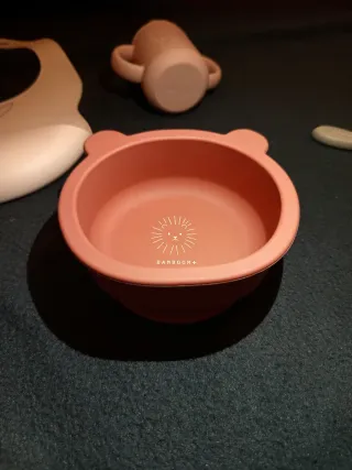 Set Bamboom+ Pappa Neonati Rosa