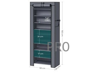 SONGMICS Zapatero, 10 Niveles RXJ10G