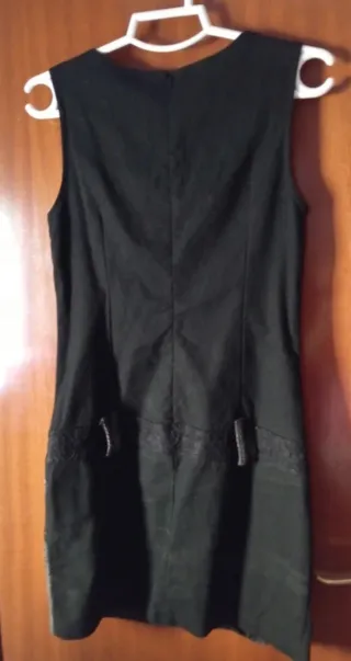 Vestido Koröshi Invierno Negro/Gris Talla S