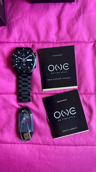 Smartwatch ONE Alphacall Preto