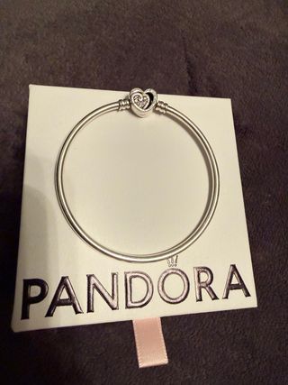 Pulsera Pandora Corazón Plata