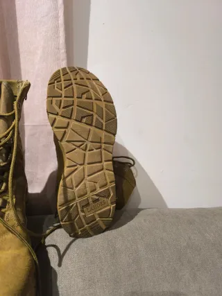 Botas Tácticas Militares Beige/Verde Oliva