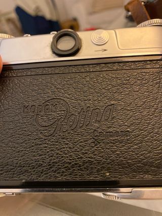 Kodak Retina 1B Cámara Plata y Negra