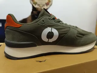 Zapatillas ECOALF verdes y naranjas