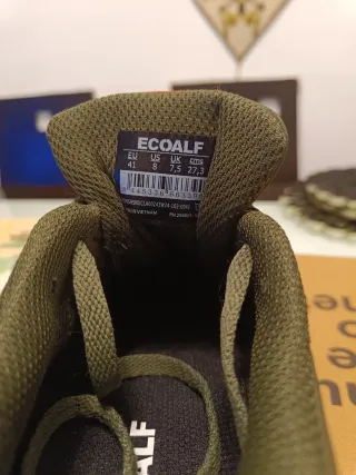 Zapatillas ECOALF verdes y naranjas