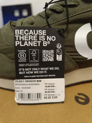 Zapatillas ECOALF verdes y naranjas