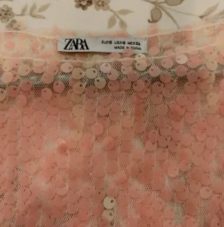 Vestido Zara lentejuelas