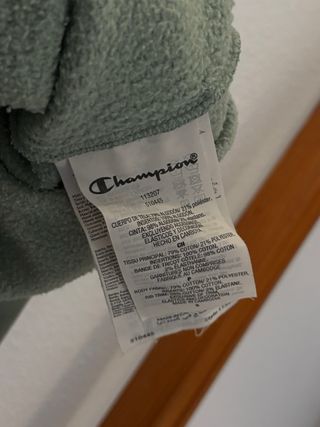 Sudadera Champion Verde Mujer