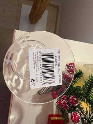 6 Bicchieri Acrilici Trasparenti