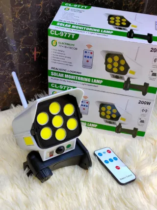 3 Faretti LED Falsi Telecamera di Sicurezza