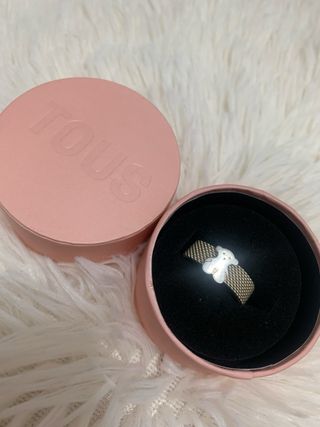 Anillo Tous Mesh Oso plata