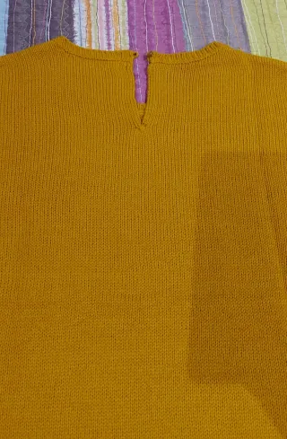 Jersey de punto amarillo