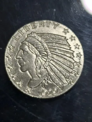 1/10 Onza Plata India 1929