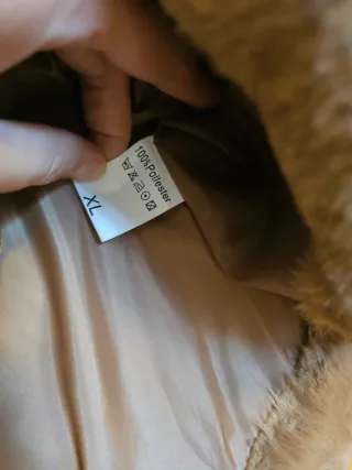 Chaqueta pelo marrón talla XL