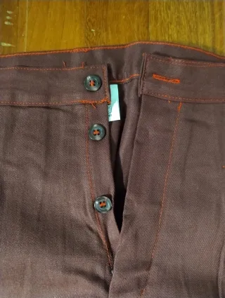 Pantaloni cargo viola