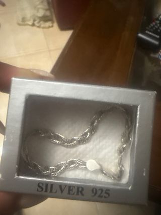 Pulsera Plata 925 Trenzada