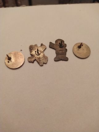 Lote 4 Pins Mario Bros Antiguos