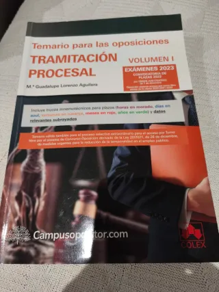 Temario para las oposiciones de Tramitación pro...