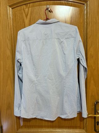 Camisa Tommy Hilfiger cuadros azul mujer Talla 40