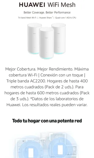 Huawei WiFi Mesh 3 Unidades
