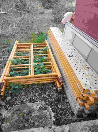 Hormigonera Betek 160L + Andamio