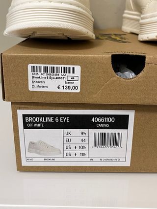 Dr. Martens Scarpe Beige Tg 44