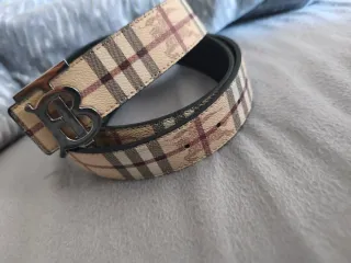 Cintura Burberry Check con logo BB