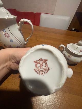 Set Lattiera Zuccheriera Teiera Porcellana