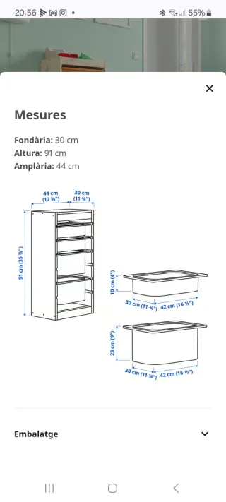 Organizadores de plástico apilables