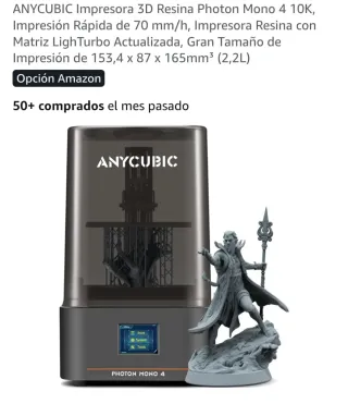 ANYCUBIC Photon Mono 4 10K Impresora 3D