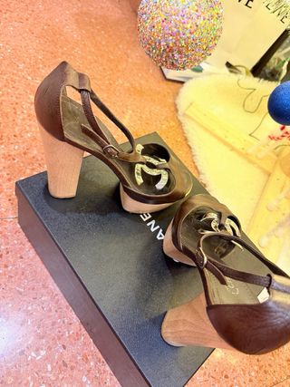 Zapatos Chanel Marrones
