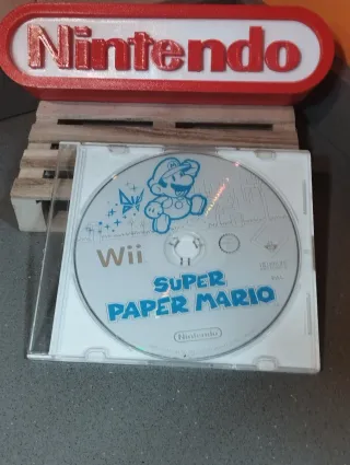 Wii Super Paper Mario Nintendo