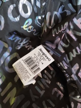 Chaqueta acolchada amarilla