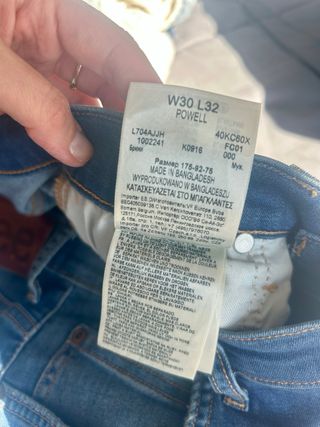 Pantalones vaqueros Lee Talla 40