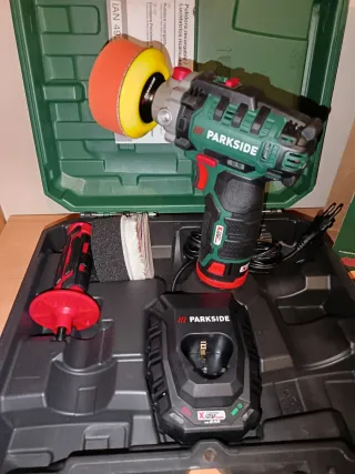 Pulidora Parkside 12V Recargable Completa