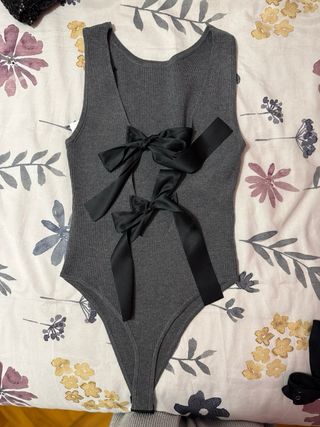 Body Zara Gris Talla L