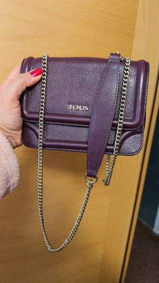 Bolso Tous Morado y Dorado