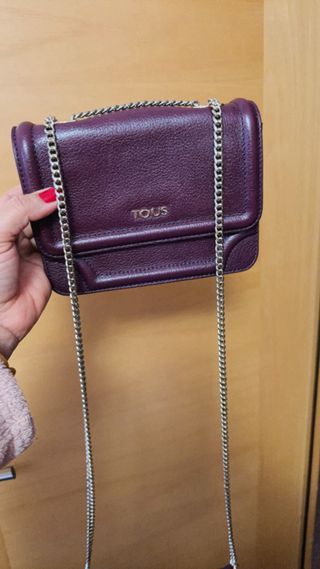 Bolso Tous Morado y Dorado