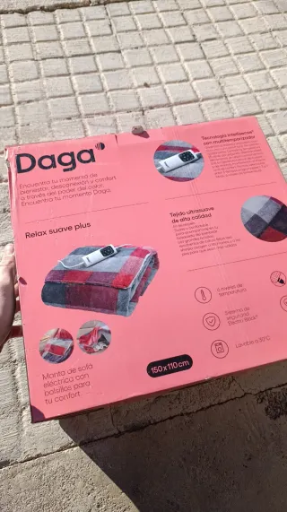 Manta Eléctrica Daga Relax Suave Plus