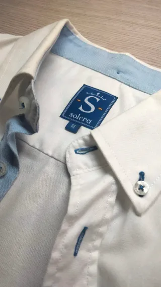 Camisa Solera Talla M Blanca