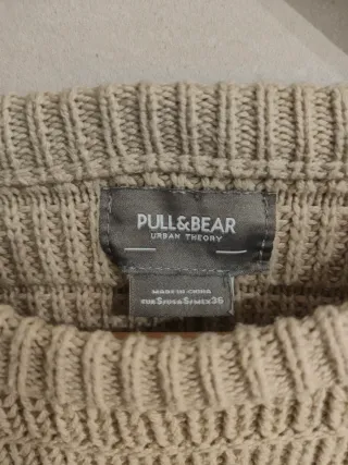 Jersey de punto beige como nuevo.