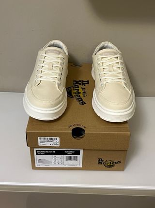 Dr. Martens Scarpe Beige/Bianche Tg 43