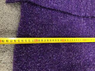 Cappotto Viola 100% Lana