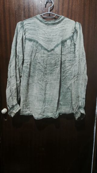 Camisa Margot verde talla única