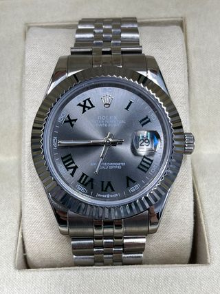 Acciaio Uomo Ghiera Zigrinata