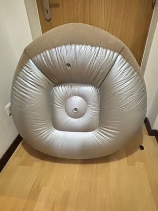 Sillón Puff Hinchable Beige